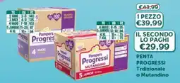 B di Bimbi Pampers Progressi Mutandino offerta