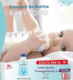B di Bimbi Latte liquido Proseguimento 2 Aptamil offerta