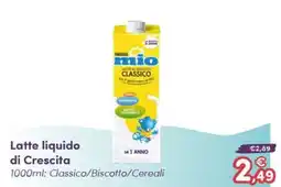 B di Bimbi Nestlé mio Latte di Crescita Classico offerta