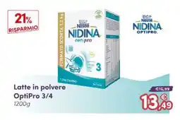B di Bimbi Latte in polvere OptiPro 3/4 offerta