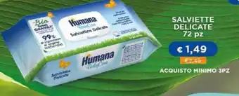 B di Bimbi Humana Salviettine Delicate offerta