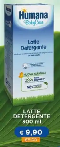 B di Bimbi Humana BabyCare Latte Detergente offerta