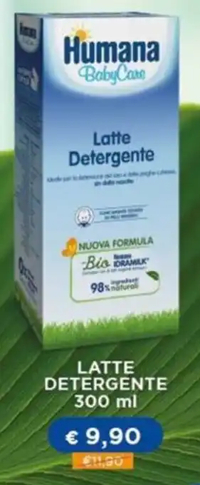 B di Bimbi Humana BabyCare Latte Detergente offerta