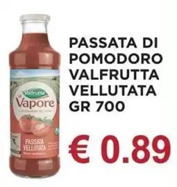 Peroni Supermercati Passata di pomodoro Valfrutta Vellutata offerta