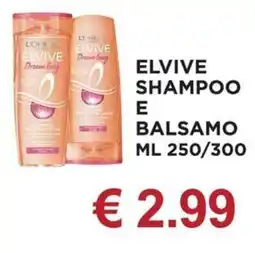 Peroni Supermercati Elvive shampoo e balsamo offerta