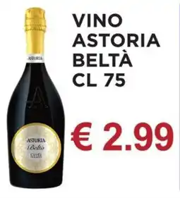 Peroni Supermercati Vino Astoria Beltà offerta