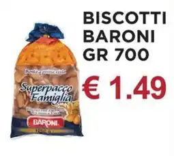 Peroni Supermercati Biscotti Baronì Superpacco Famiglia offerta