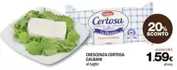 Superconti Crescenza Certosa Galbani offerta