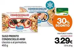 Superconti Sugo pronto condiscoglio Arbi offerta