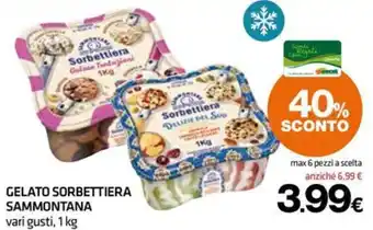 Gelato Sorbettiera Sammontana