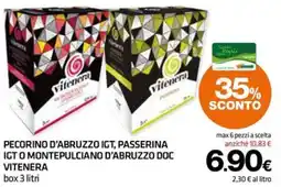 Superconti Pecorino d'Abruzzo IGT, Passerina IGT o Montepulciano d'Abruzzo DOC Vitenera offerta