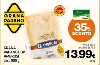Superconti Grana Padano DOP Ambrosi offerta