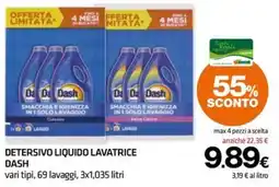 Superconti Detersivo liquido lavatrice Dash offerta