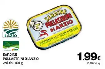 Sardine pollastrini di Anzio