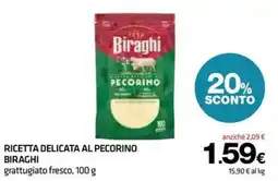 Superconti Ricetta delicata al pecorino Biraghi offerta