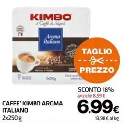 Superconti Caffè' Kimbo Aroma Italiano offerta