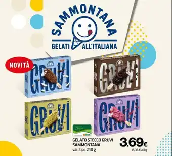 Superconti Gelato stecco gruvi sammontana offerta