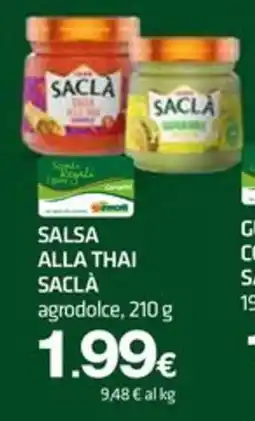 Superconti Salsa alla thai Sacla offerta