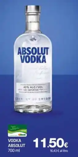 Superconti Vodka Absolut offerta