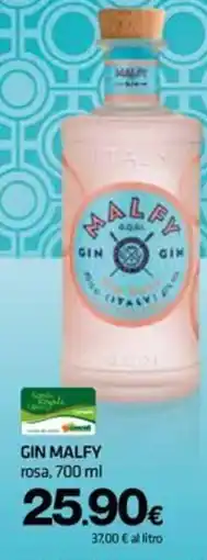Superconti Gin Malfy rosa offerta