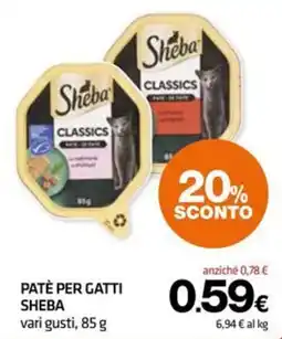 Superconti Patè per gatti Sheba offerta