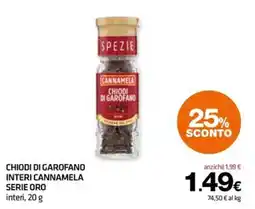 Superconti Chiodi di garofano interi Cannamela Serie Oro offerta