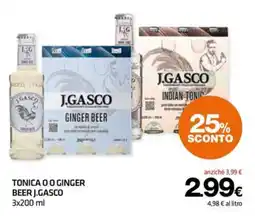 Superconti Tonica o o Ginger Beer J.Gasco offerta