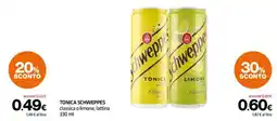 Superconti Tonica Schweppes offerta