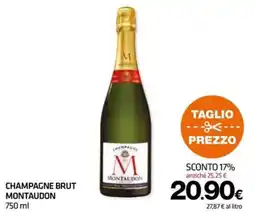 Superconti Champagne brut Montaudon offerta