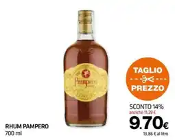Superconti Rhûm Pampero offerta