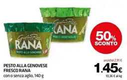 Superconti Pesto alla genovese fresco Rana offerta