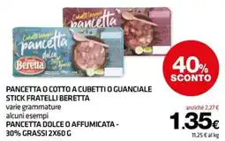Superconti Pancetta dolce o affumicata - 30% grassi 2x60 g offerta