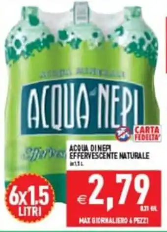 Acqua di Nepi effervescente naturale