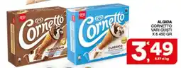 Sisa Algida Cornetto vari gusti offerta