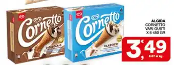 Algida Cornetto vari gusti