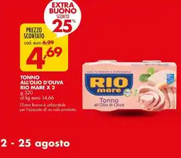 Italmark Tonno all'Olio di Oliva Rio Mare offerta