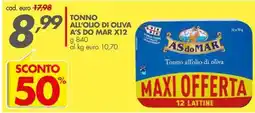 Italmark Tonno all'olio di oliva A'S DO MAR offerta
