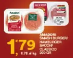 Sisa Amadori Smash Burger Hamburger Bacon Classico offerta