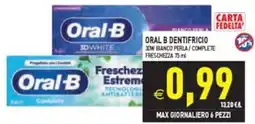 Pim Supermercati Oral-B dentifricio offerta