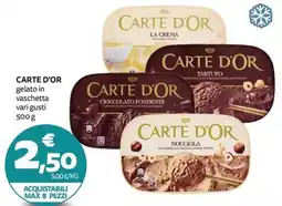 PRO7 Supermercati Carte d'Or gelato in vaschetta offerta