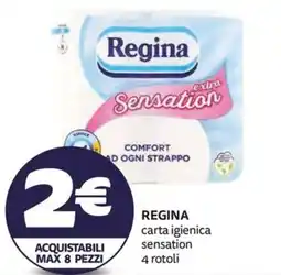 PRO7 Supermercati Regina carta igienica sensation offerta