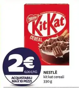 PRO7 Supermercati Kit Kat cereali Nestlé offerta