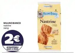 PRO7 Supermercati Mulino Bianco Nastrine offerta