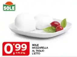 Sisa Sole mozzarella al taglio offerta
