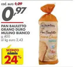 Italmark Pan Bauletto Grano Duro Mulino Bianco offerta
