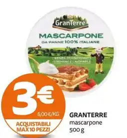 PRO7 Supermercati GranTerre mascarpone offerta