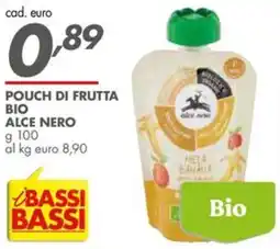 Italmark Pouch di frutta bio Alce Nero offerta