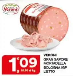 Sisa Veroni Gran Sapore Mortadella Bologna IGP offerta