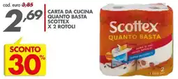 Italmark Carta da cucina Scottex Quanto Basta offerta