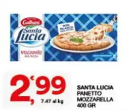 Sisa Santa Lucia panetto mozzarella offerta